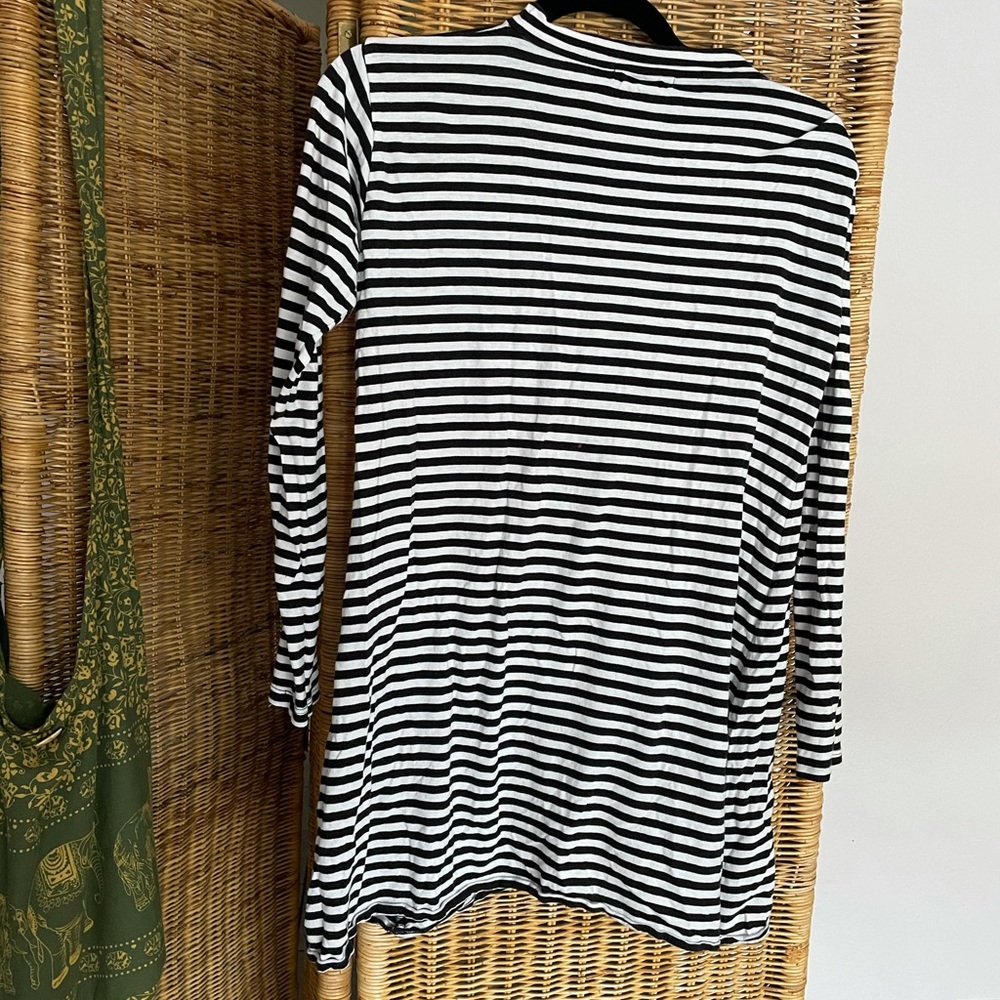 Known Supply Black and White Striped Mini